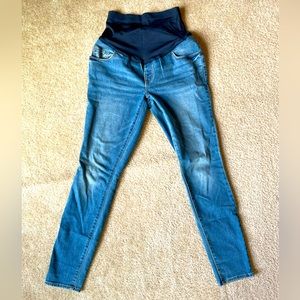 Old Navy 8 Long Maternity Skinny Full Panel Jeans